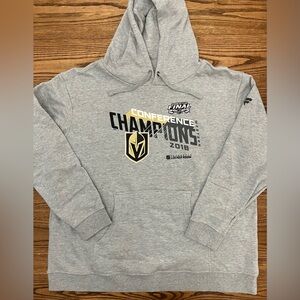 NWOT Fanatics Vegas Golden Knights NHL Official Locker Room 2018 Playoffs Hoodie